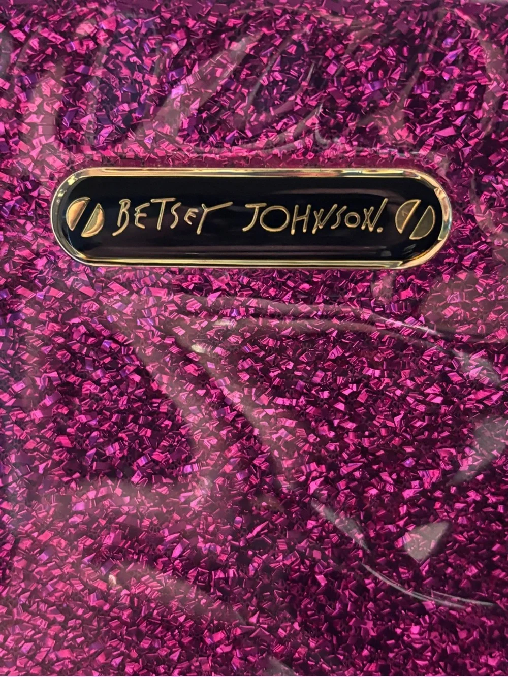 Betsey Johnson Glitter iPad Sleeve/Case – Pink